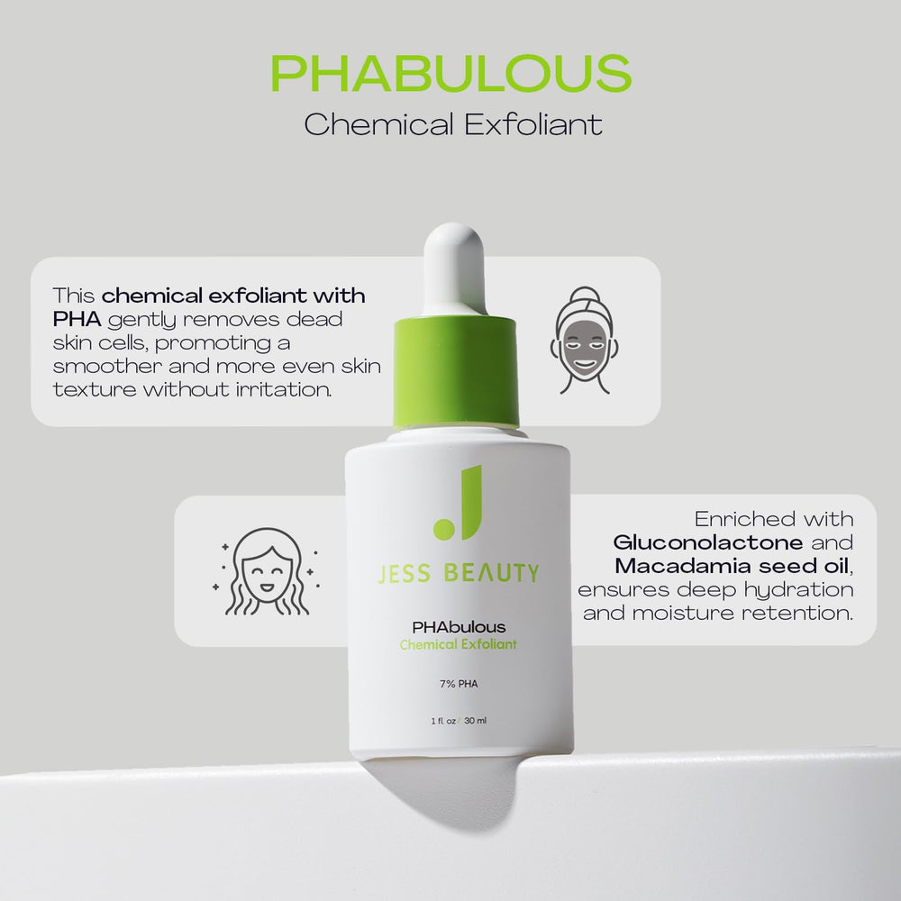PHAbulous texture swirl highlighting smoother, even skin texture