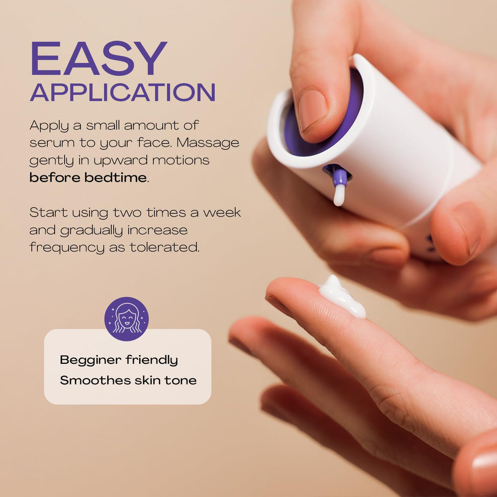 JESS BEAUTY Retinol night-nourish bottle ready for overnight renewal.