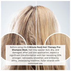 Jess & Lou Beauty 5-minute treatment for quick dry hair revival.