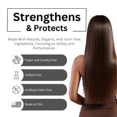 Jess & Lou Beauty color-safe formula preserves vibrancy during washing.