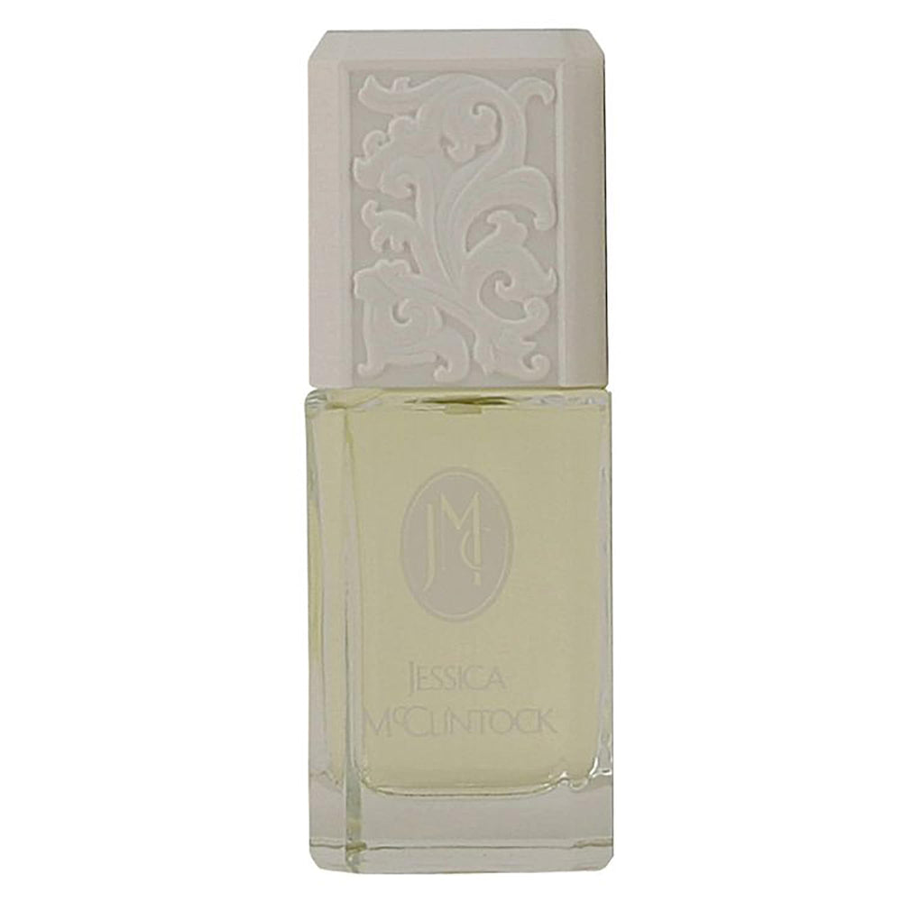 Jessica McClintock EDP bottle closeup reveals citrus and floral notes