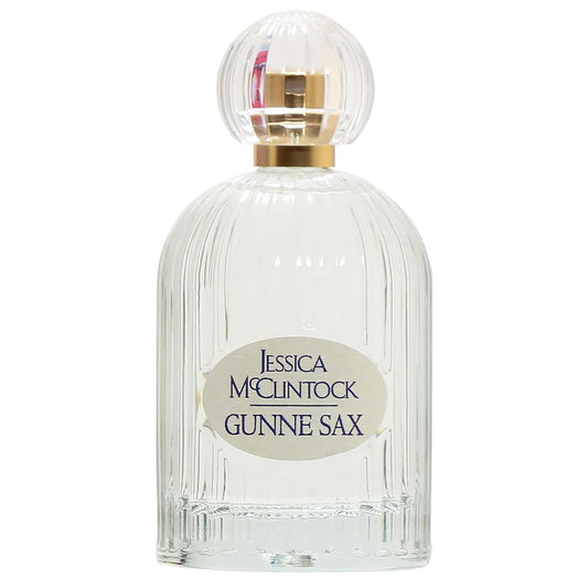 Jessica McClintock Gunne Sax cap visible, adding a crystal-like touch.