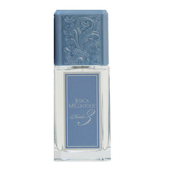 Jessica McClintock Number 3 bottle with blue hue for feminine charm.