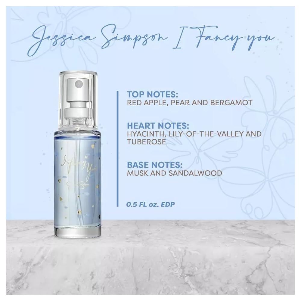 Jessica Simpson fragrance sampler set to explore scents.