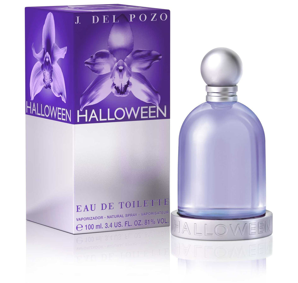 Jesus Del Pozo Halloween EDT bottle front view highlighting its mysterious feminine aesthetic.