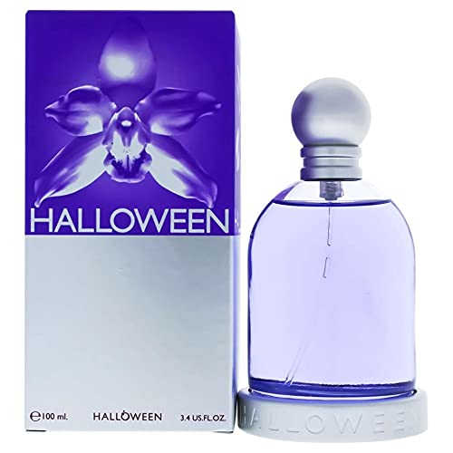 Jesus Del Pozo Halloween EDT in-store display photo with product arrangement.