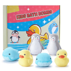 JET LAG animal bath bombs whale front view for kid-friendly bath time