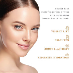 JEU'DEMEURE DermiShuttle hyaluronic acid supports deep hydration.