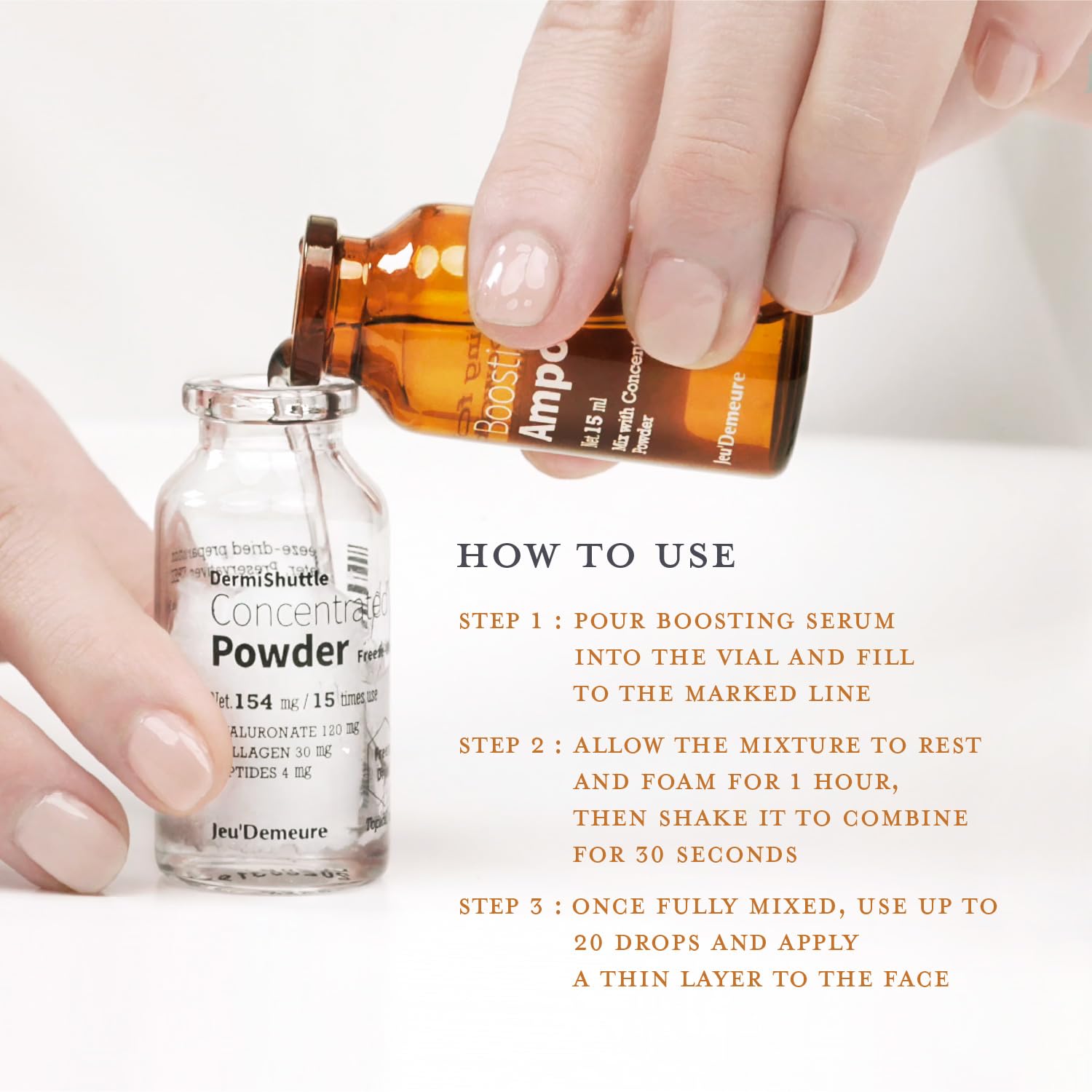 JEU'DEMEURE DermiShuttle formula designed for sensitive skin comfort.