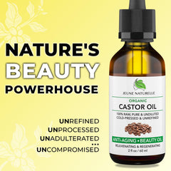 Jeune Naturelle Castor Oil lash brush apparatus for lash and brow conditioning.