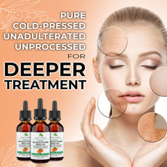 Jeune Naturelle ingredients panel—100% pure organic sea buckthorn oil.