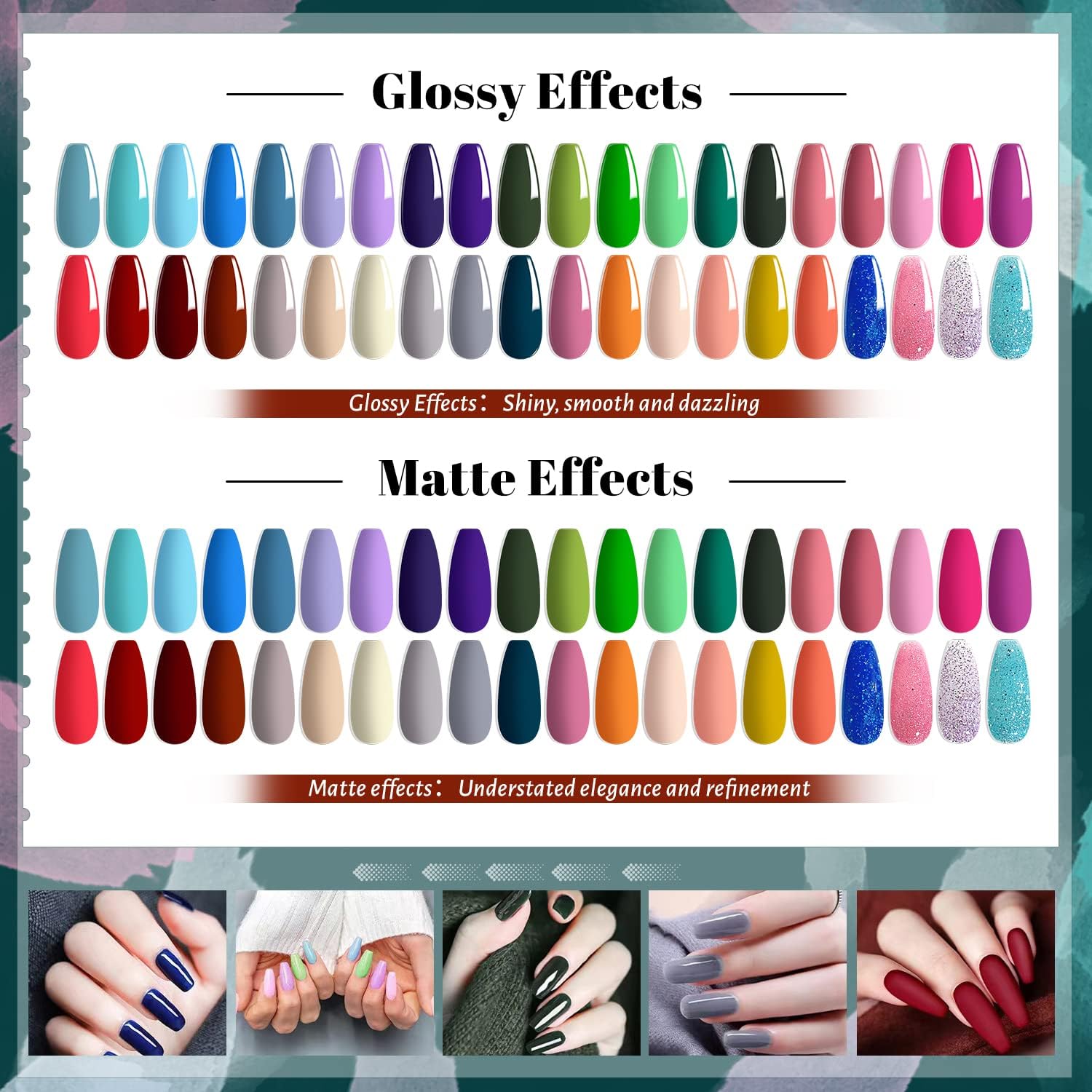 JEWHITENY base coat set ensures smooth application and stronger adhesion.