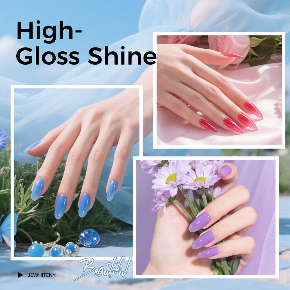JEWHITENY dual nail forms in 10 sizes enable precise extensions