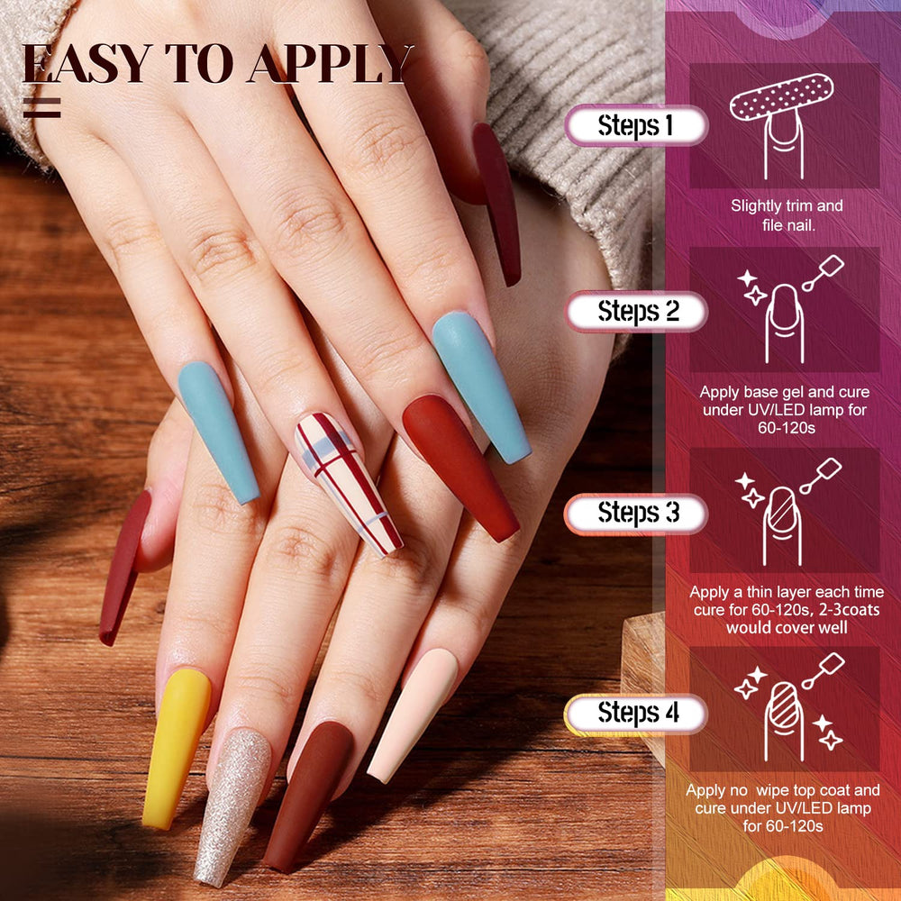 JEWHITENY long-wear gel polish options for durable nails