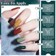 JEWHITENY matte top coat adds elegant, sophisticated finishes.
