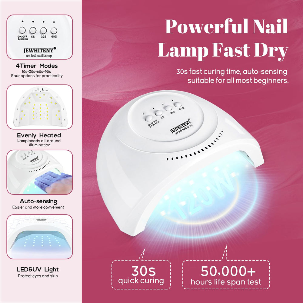 JEWHITENY nail art tools enable precise DIY designs