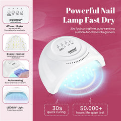 JEWHITENY nail art tools enable precise DIY designs