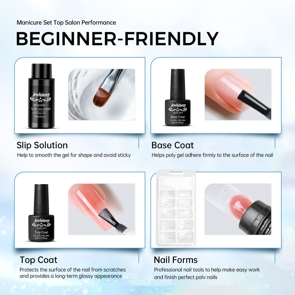 JEWHITENY nail files set designed for shaping and refining nails