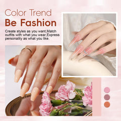JEWHITENY poly gel texture close-up shows buildable consistency.