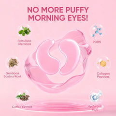 Close-up of hydrogel texture on Jfsyb eye patches for gentle penetration