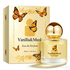Jgppe Vanilla Musk perfume bottle for daily wear with a long-lasting vanilla aroma.