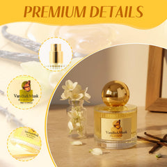 Jgppe Vanilla Musk on a dressing table creates a comforting daily ritual.
