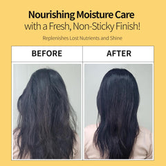 JHP Cosmetics frizz-control-serum-smoothing demonstrates manageability for dry, coarse textures