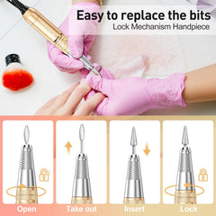 Jiasheng 100 sanding bands for smooth, professional nail finishes.