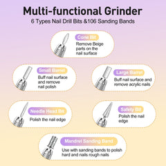 Jiasheng low-vibration drill minimizes noise for comfortable nail polishing sessions