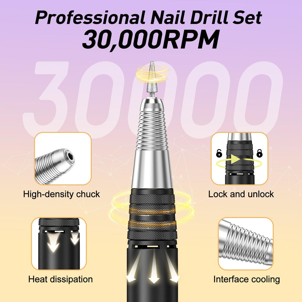 Jiasheng professional nail drill ideal for salon and at-home manicures
