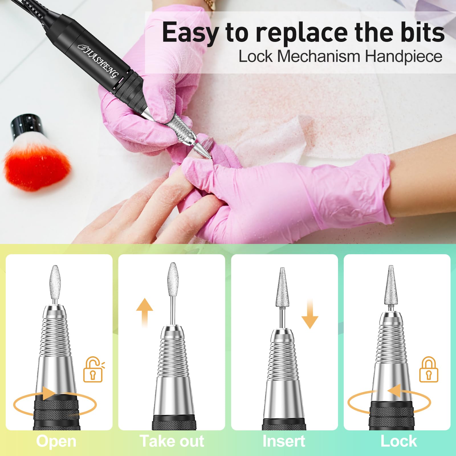 JIASHENG 100 sanding bands for efficient prep and finish
