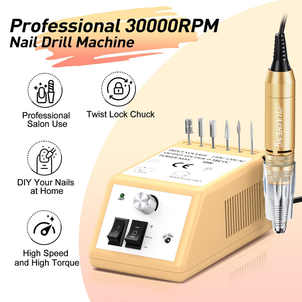 Jiasheng professional manicure-pedicure kit for salon and home use.