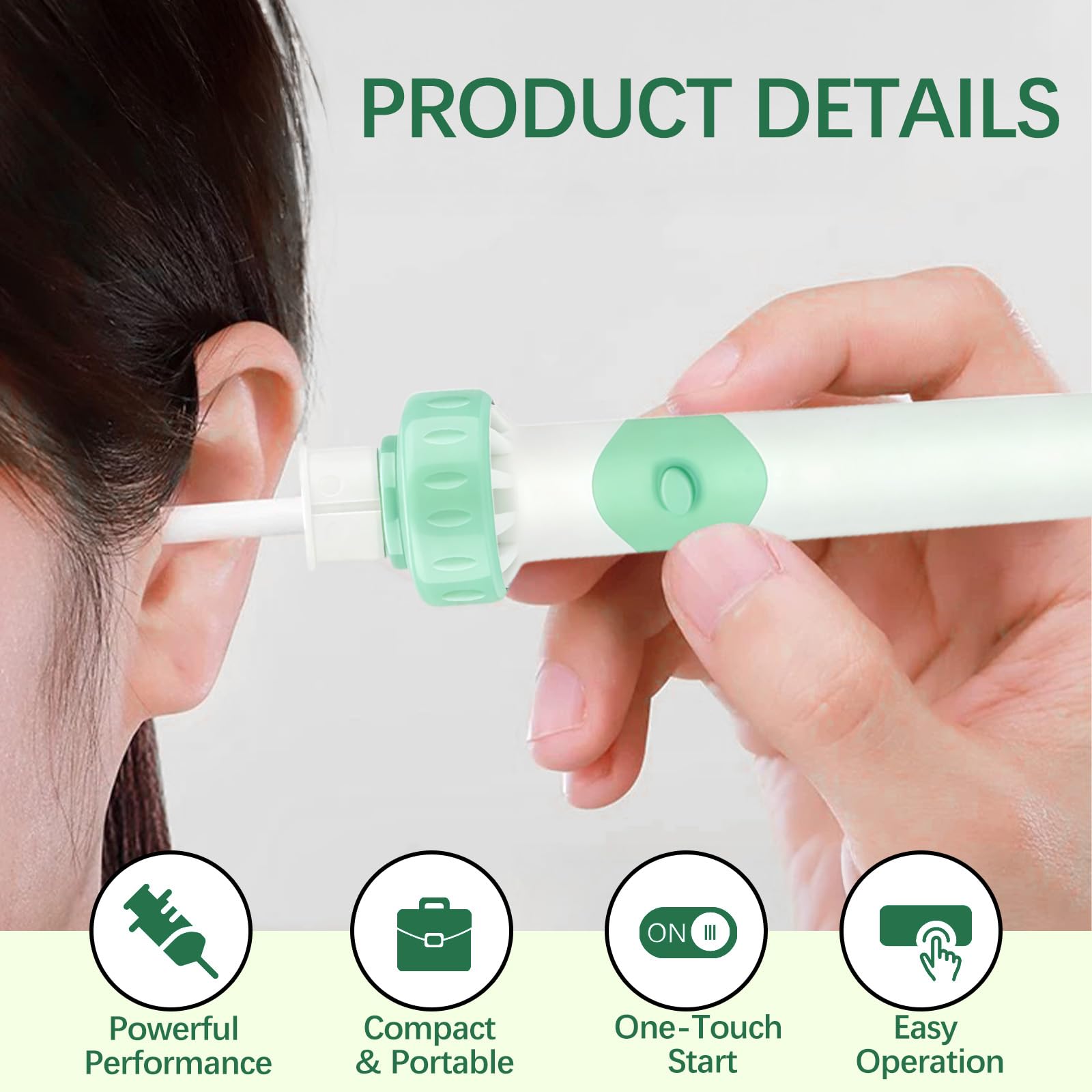 JICICUXI low-noise motor enables quiet operation during routine cleaning.