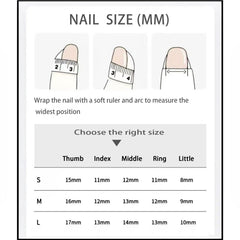 JIEADJIE hand-embossed detail nails offering quick style changes