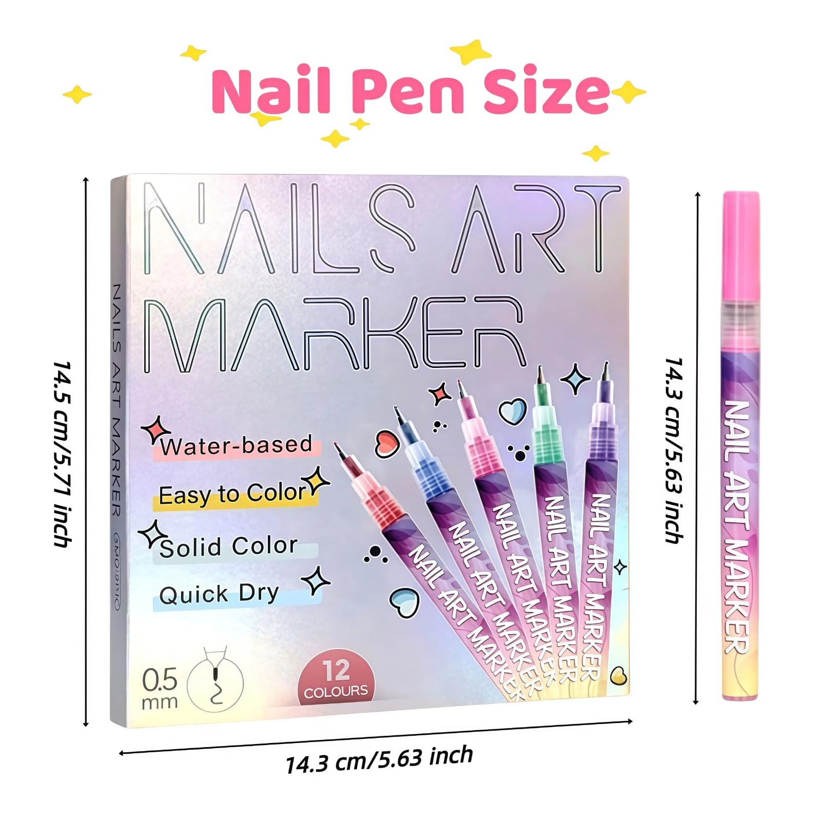JIJOE Nail Art Pen Set DIY-ready ideas and tutorials