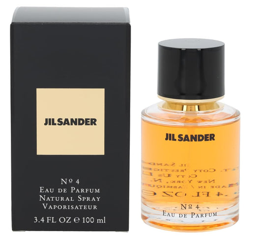 Jil Sander #4 bottle front view - sleek, premium presentation for daily elegance