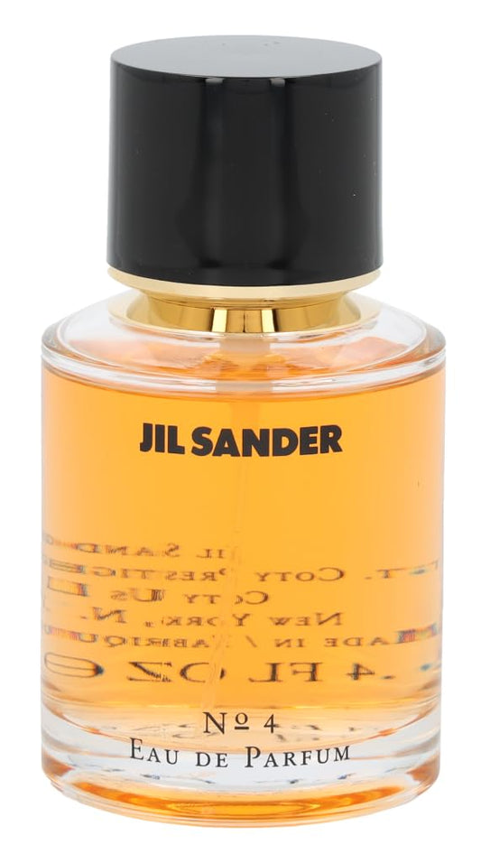 Jil Sander #4 bottle side profile - classic silhouette for evening wear