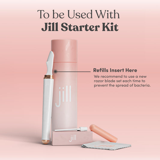 Jill Dermaplane petite blades enable precise brow shaping