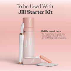 Jill Dermaplane petite blades enable precise brow shaping