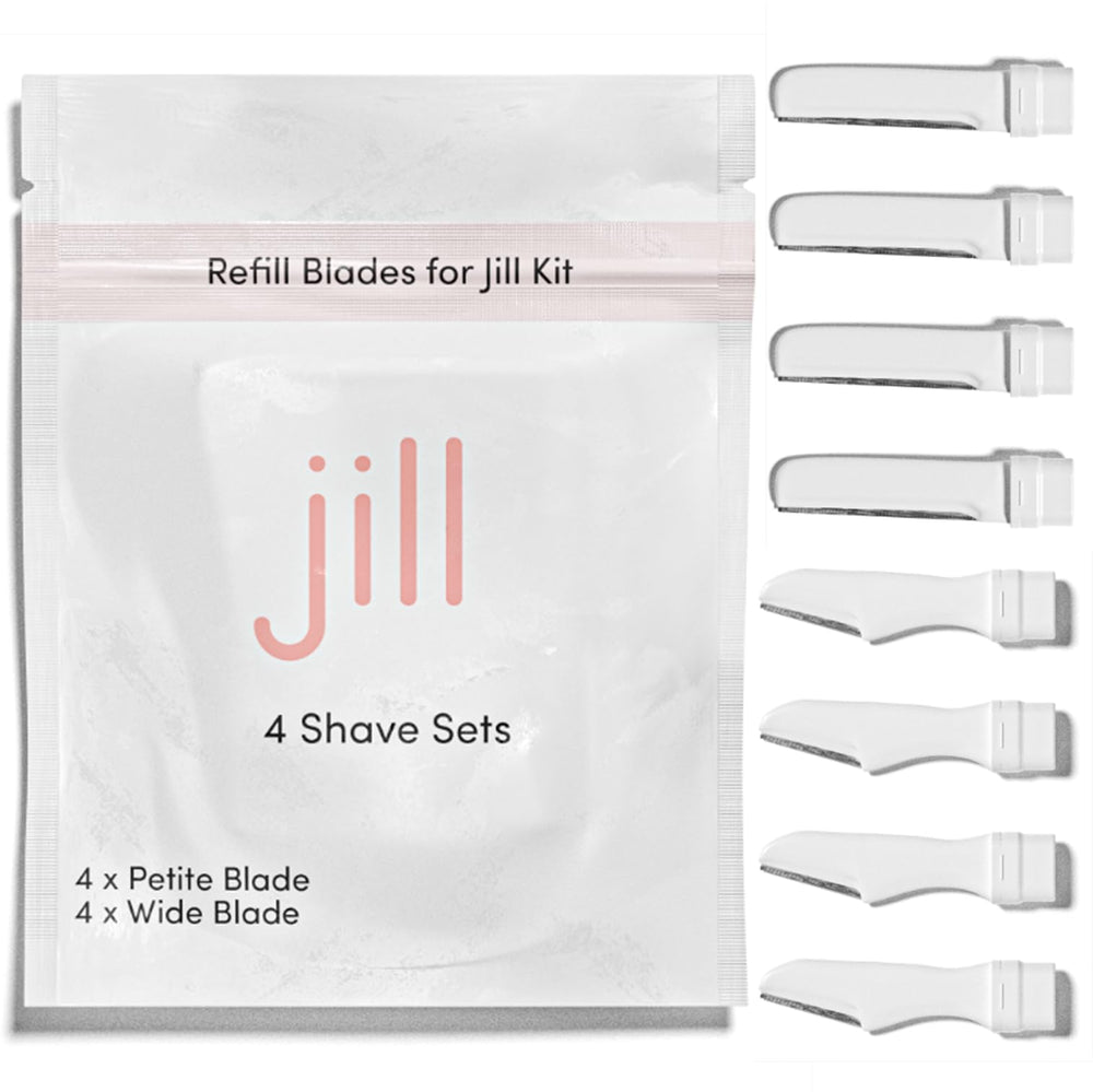 Jill Dermaplane refill blades pack for full-face dermaplaning and smoother skin