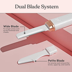 Jill Dermaplane wide blades for cheeks, chin, and forehead dermaplaning