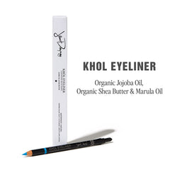 Built-in smudger on Jillian Dempsey Khol Eyeliner enables easy blending