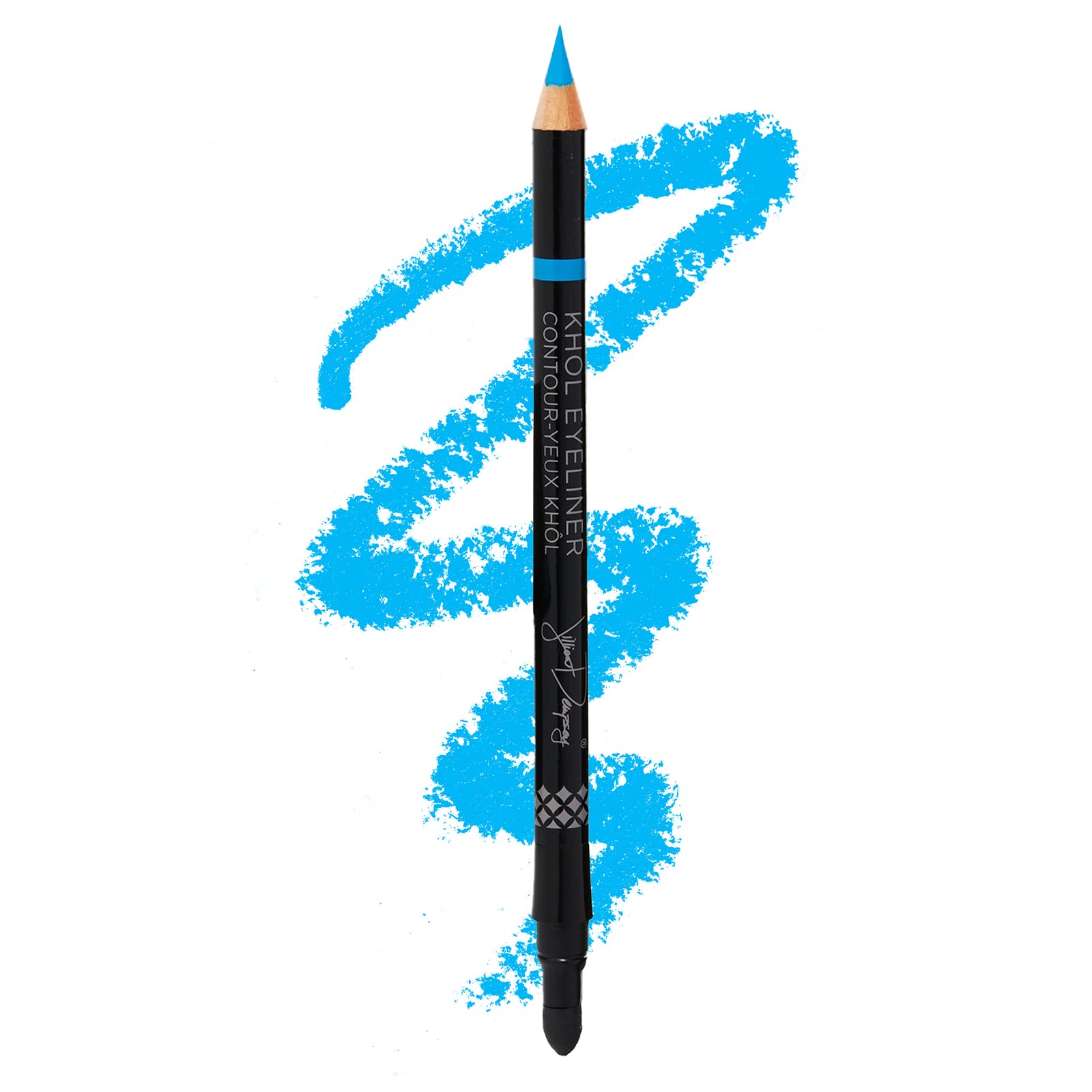 Jillian Dempsey Khol Eyeliner Chimpy Blue pencil tip shows rich pigment