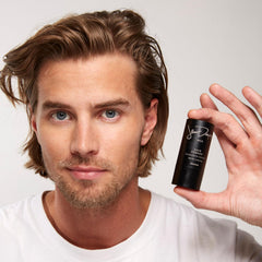 Warm hands activate Roadie pomade for easy distribution and smooth control.
