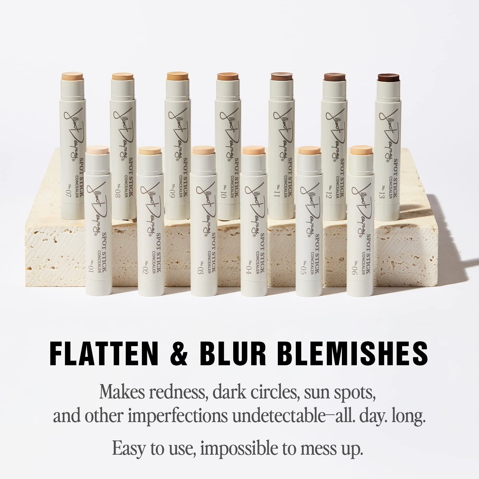 Jillian Dempsey Spot Stick Concealer delivers a matte, undetectable finish