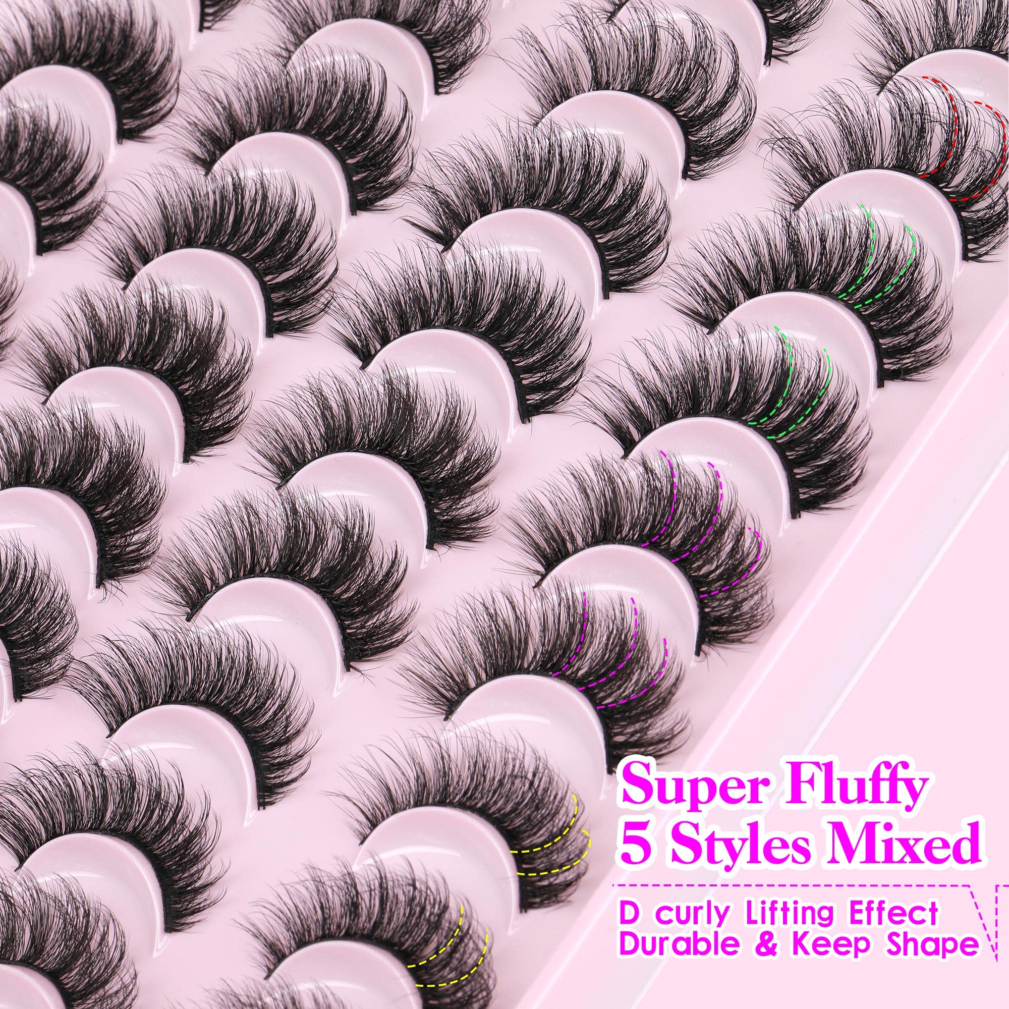 JIMIRE beginner-friendly lashes with flexible cotton band for comfortable wear.