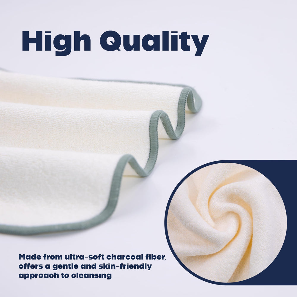 Jingera Idyll large-size washcloths provide full facial coverage for all skin types