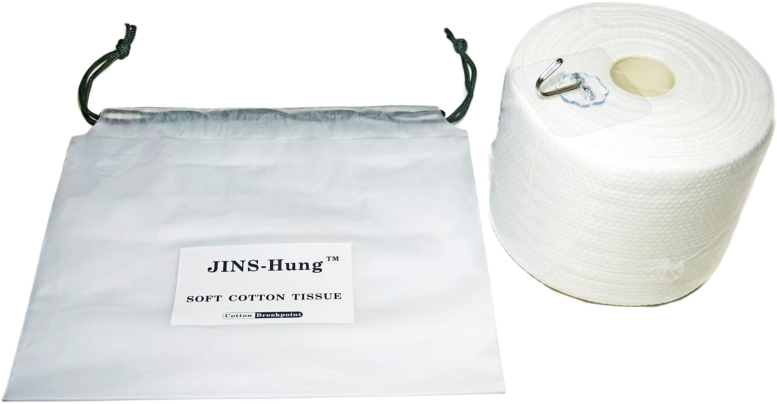 JINS-Hung off-white towels highlight clean, sanitary daily care.