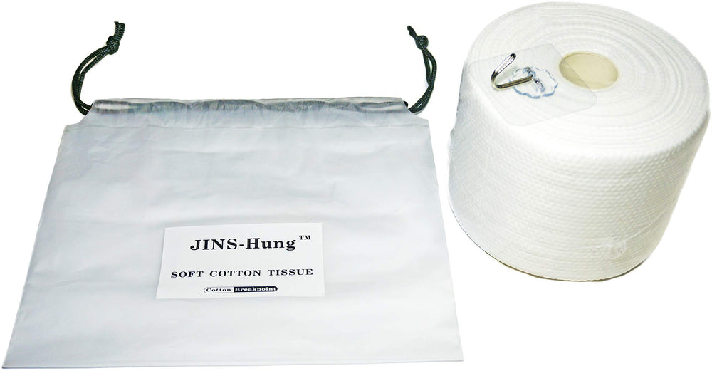 JINS-Hung off-white towels highlight clean, sanitary daily care.