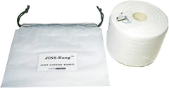 JINS-Hung off-white towels highlight clean, sanitary daily care.